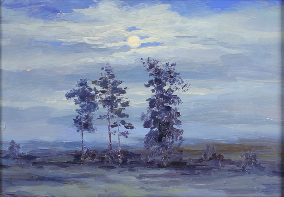 Романчук Михаил Григорьевич. Луна взошла